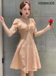 Đầm Đạo Phố & Công Sở V058 - Nude - Nude