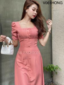 Đầm Công Sở & Dạo Phố V061 - Hồng - Hồng