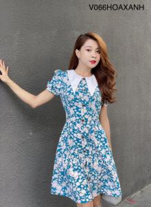 Đầm Công Sở V066 - Xanh - Xanh