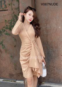 Đầm Công Sở V067 - Nude - Nude